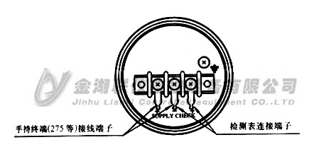 绝对压力变送器端子侧接线图